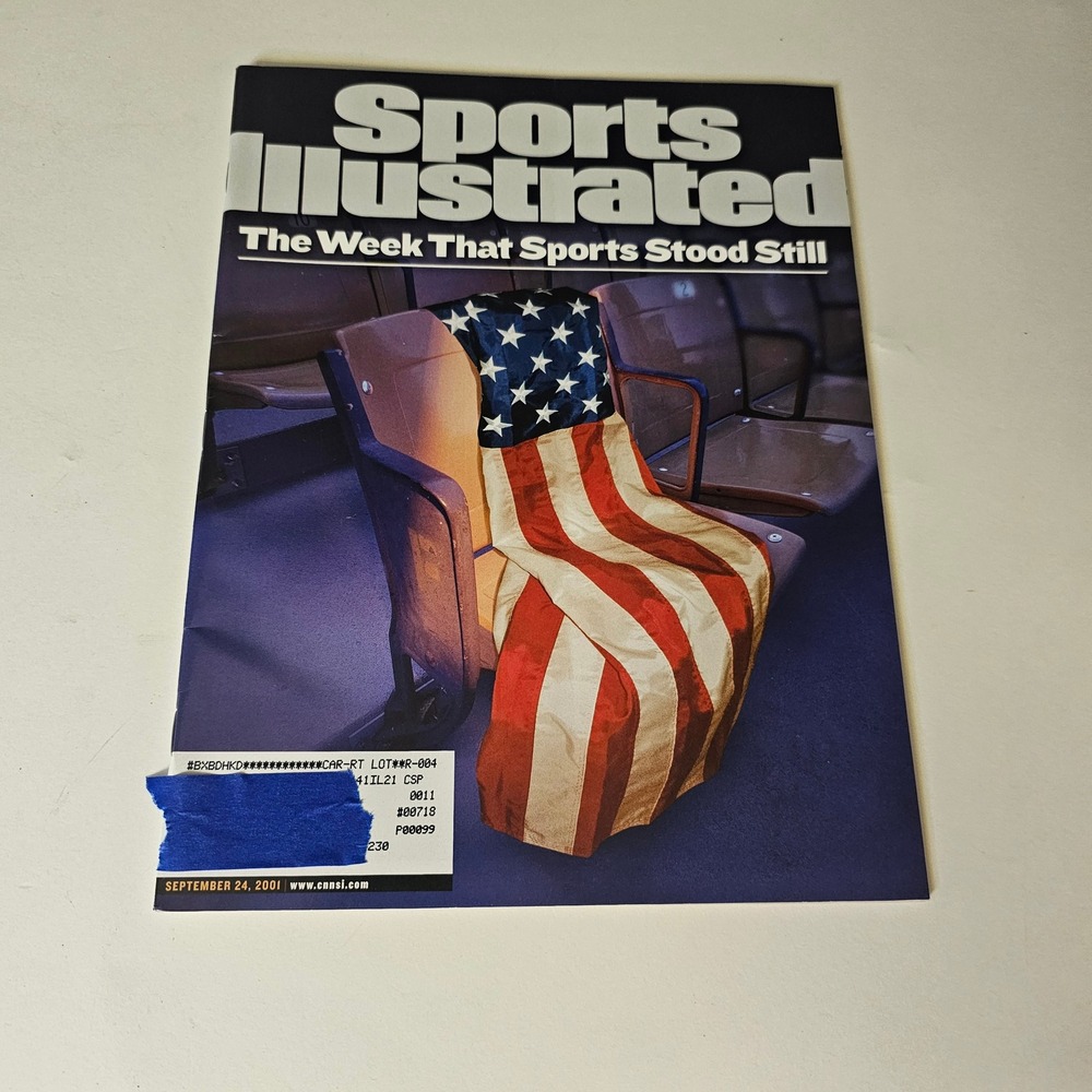 Sports Illustrated September 24 2001 The Week That Sports Stood Still 9/11 Issue